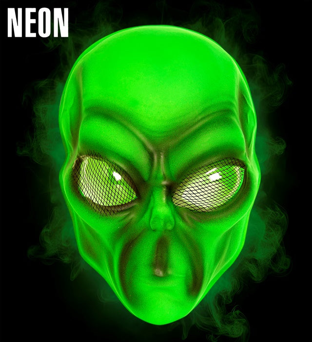 Neon Pvc Alien Mask 