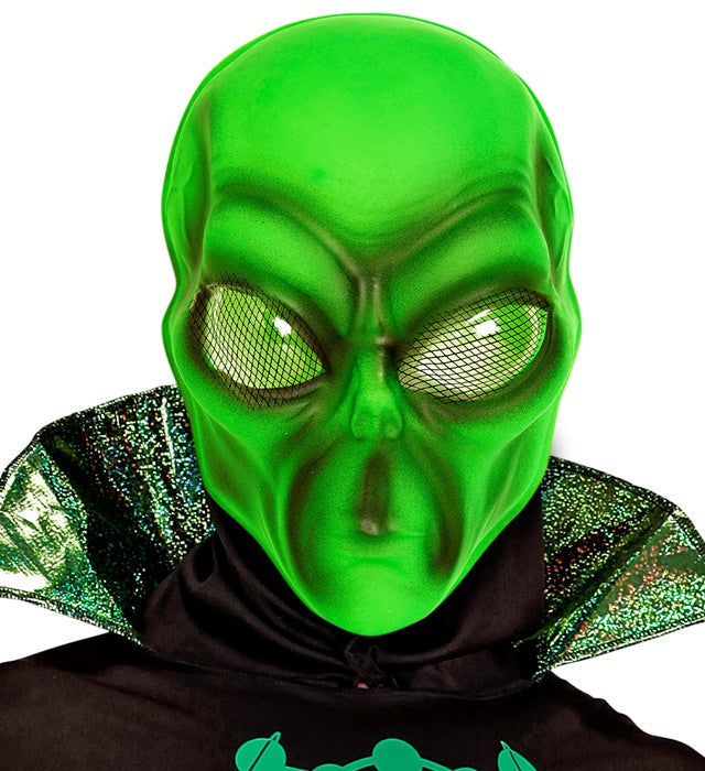 Neon Pvc Alien Mask 