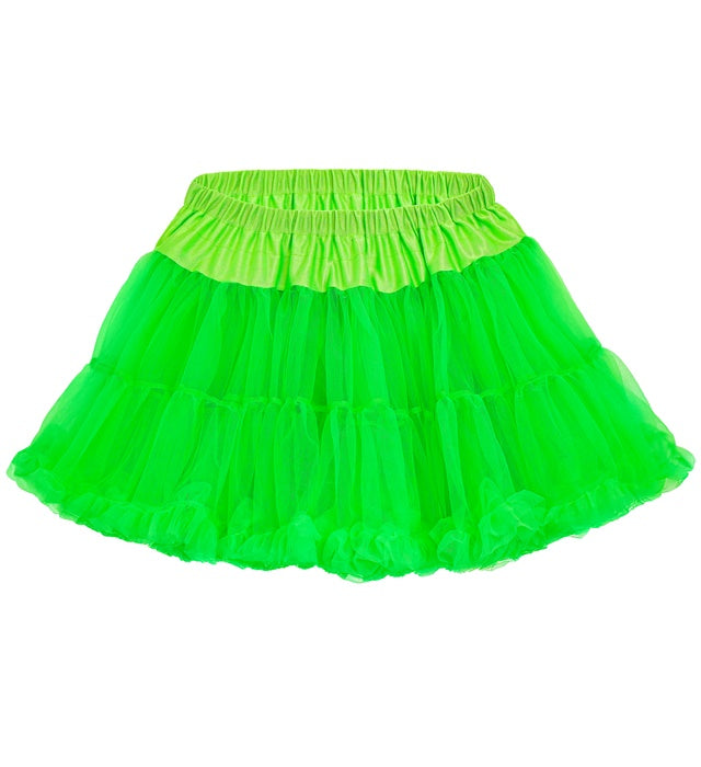 Neon Green Tutu Layered Soft Tulle