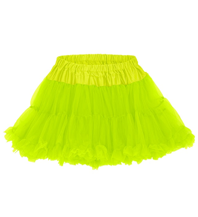 Neon Yellow Tutu Layered Soft Tulle