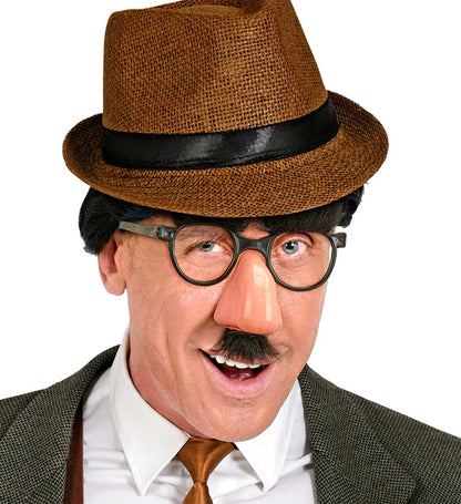 Glasses With Nose, Moustache & Eyebrows