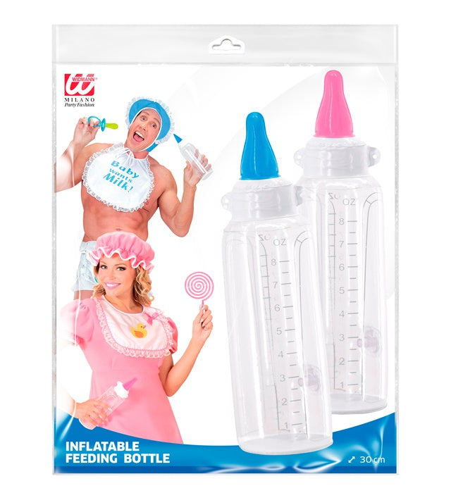 Inflatable Feeding Bottles 30 Cm- 2 Colors Ass.