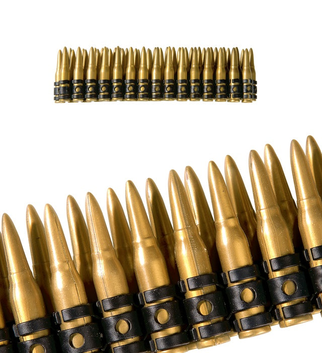 Realistic Bullet Belt For Waist  60 Bullets 