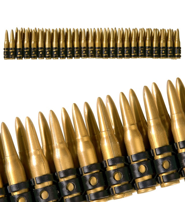 Realistic Bullet Belts For Chest  96 Bullets 