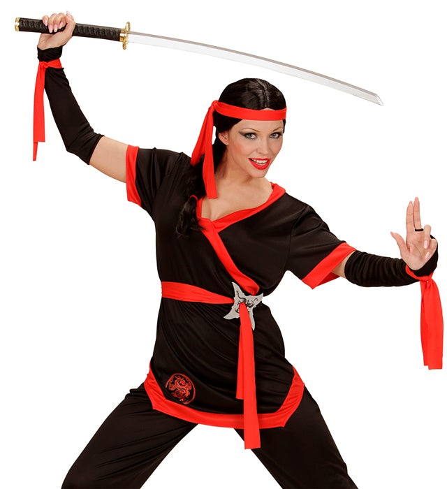 Metallic Katana With Scabbard 107 Cm