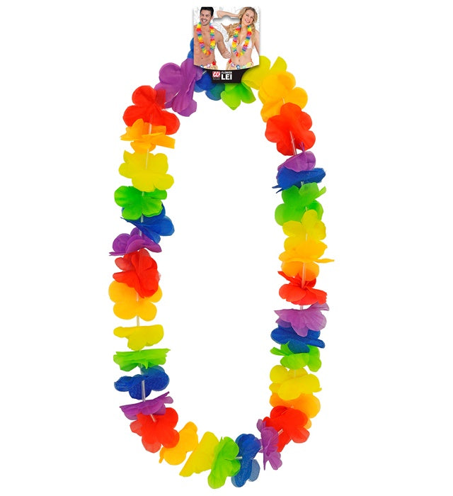 Multicolor Hawaiian Lei
