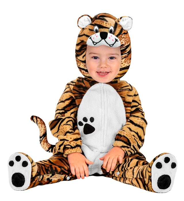 Tiger  Jumpsuit With Headpiece 