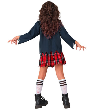 Zombie School Girl  Jacket With Shirt, Skirt, Tie, Socks 