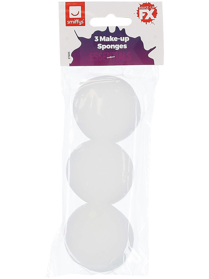 Sponges Pack Of 3 White Make Up FX Essentials