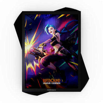 Riftbound Vendetta Vi Vs Jinx Art Sleeves 66 x 91 mm 100 Pack
