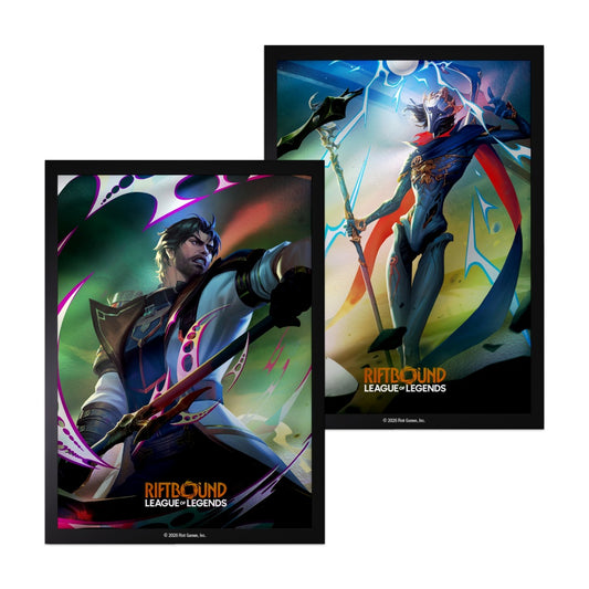 Riftbound Vendetta Jayce Vs Viktor Art Sleeves 66 x 91 mm 100 Pack