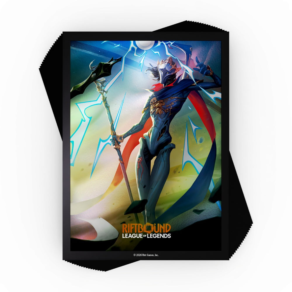 Riftbound Vendetta Jayce Vs Viktor Art Sleeves 66 x 91 mm 100 Pack