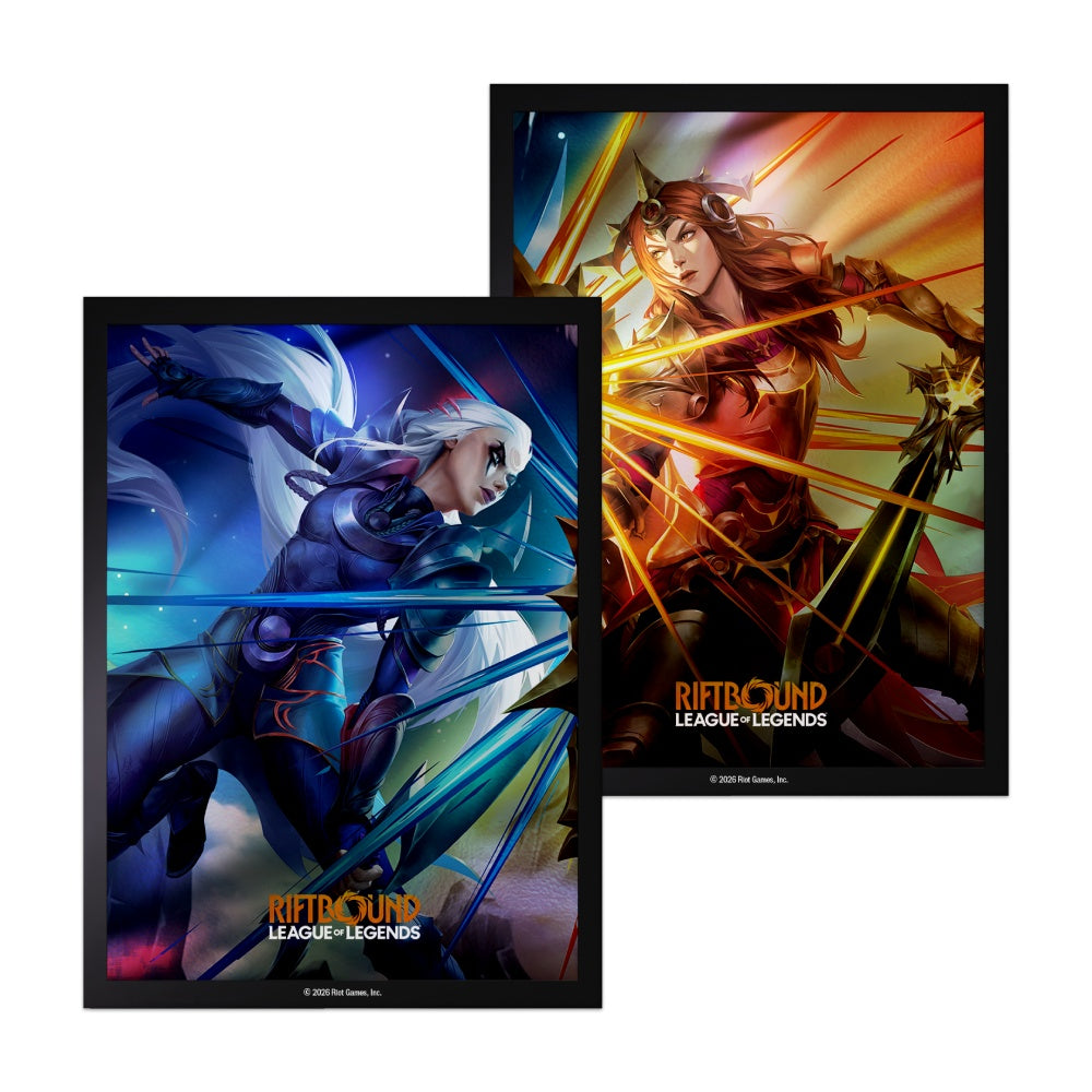 Riftbound Vendetta Diana Vs Leona Art Sleeves 66 x 91 mm 100 Pack