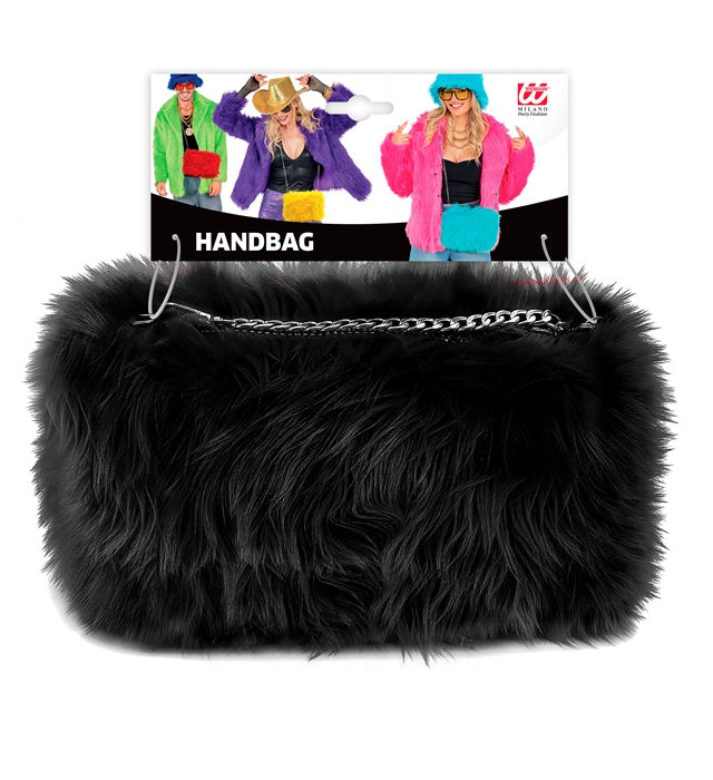 “Handbag Long Plush Black”
