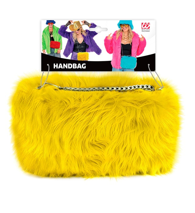 “Handbag Long Plush Yellow”
