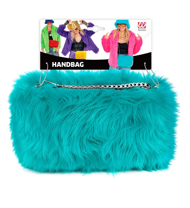 “Handbag Long Plush Azure”