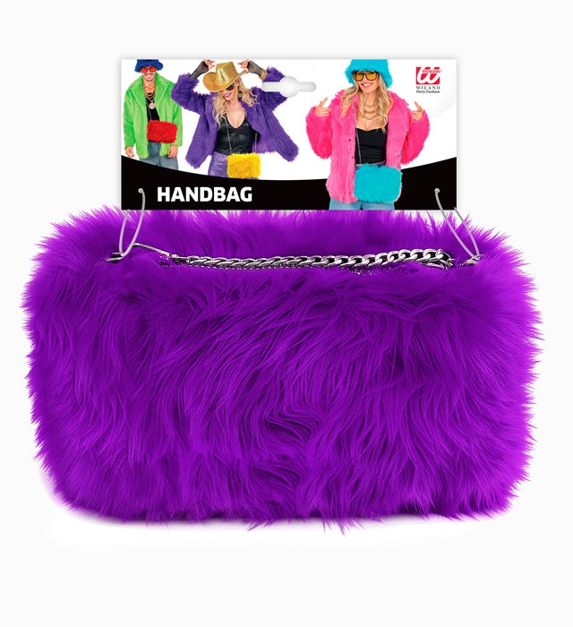 “Handbag Long Plush Purple”