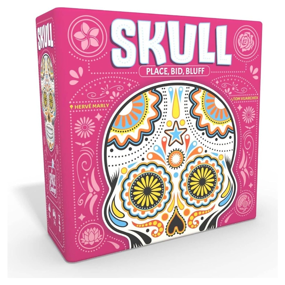 Skull Party Game Bluffing and Strategy Fun 30 Minute Playtime 1