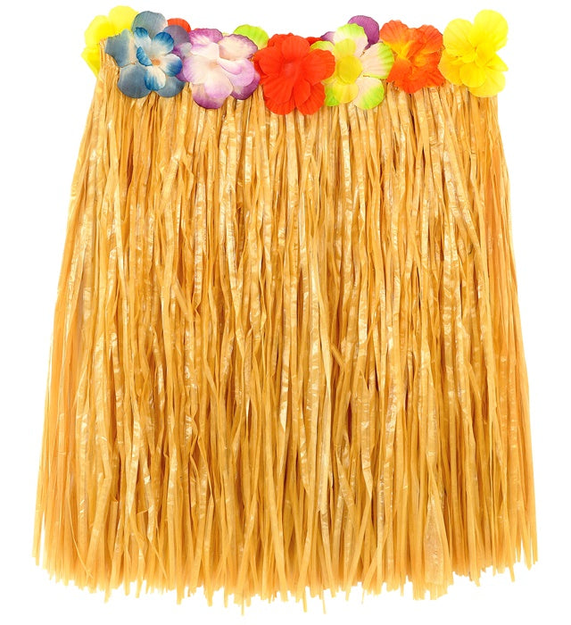 Hula Skirt With Flower Belt 40 Cm For Child