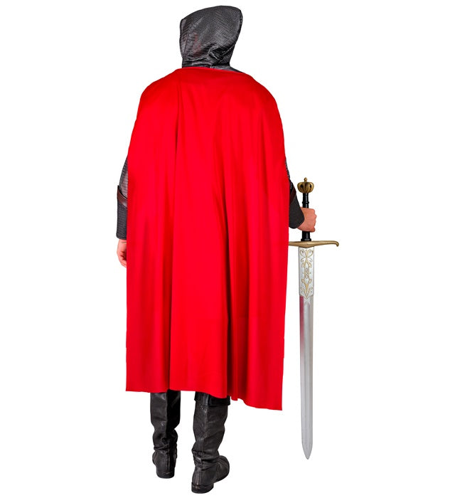 Knight Templar  Hooded Tunic, Belt, Cape 