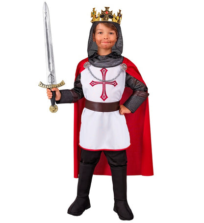 Knight Templar  Hooded Tunic, Belt, Cape 