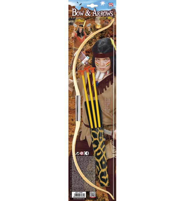 Native Indian Bow & Arrows 51 Cm
