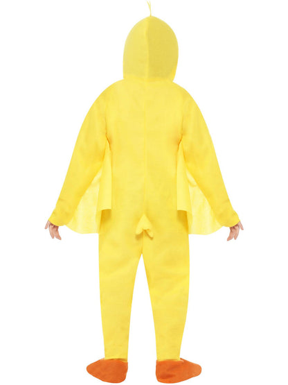 Duck Costume Kids Yellow Hooded Onesie 4