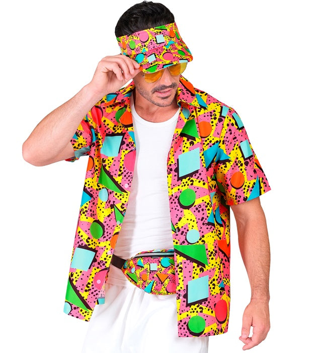 The 80S Funky Fashion - Funky Pink  Shirt 