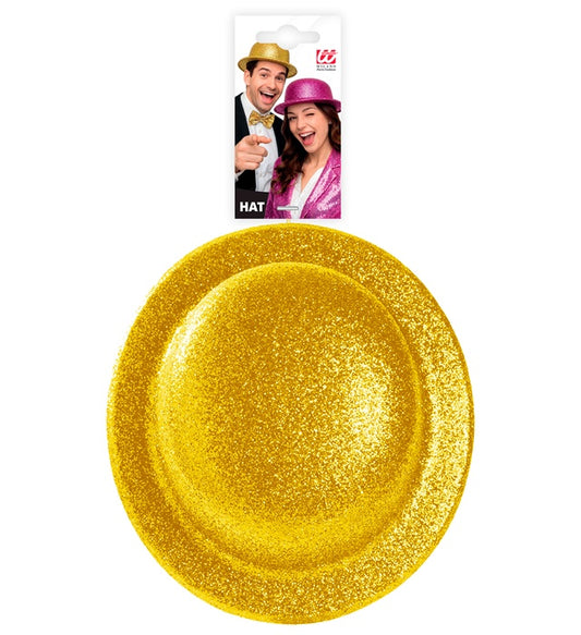Gold  Bowler Hat