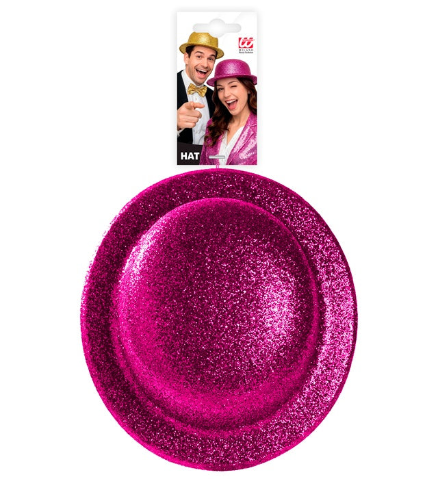 Pink  Bowler Hat