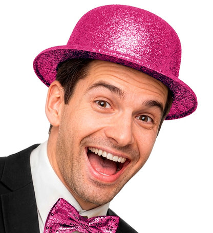 Pink  Bowler Hat