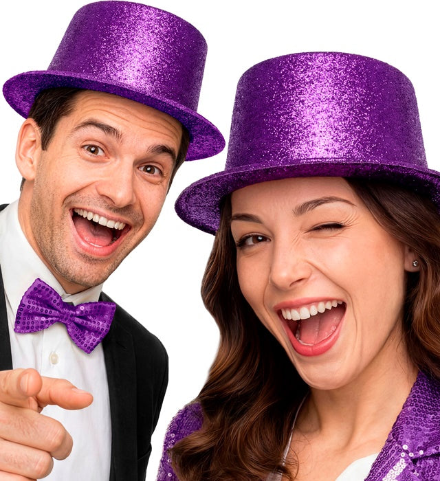 Purple  Top Hat