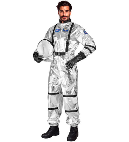 Silver Astronaut  Jumpsuit, Helmet 
