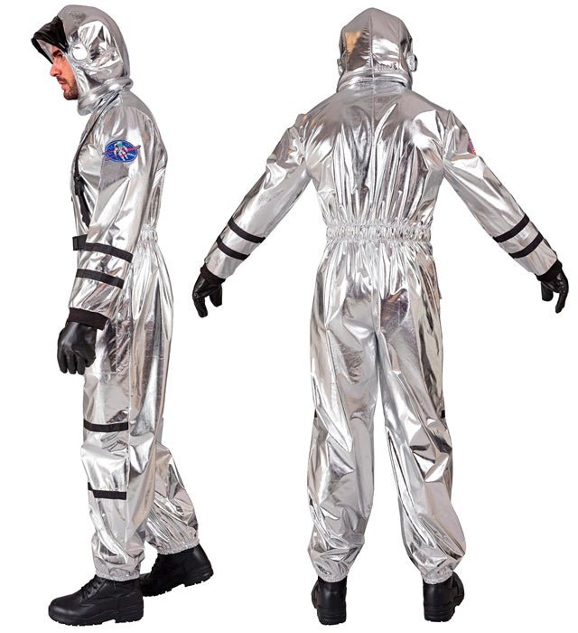 Silver Astronaut  Jumpsuit, Helmet 