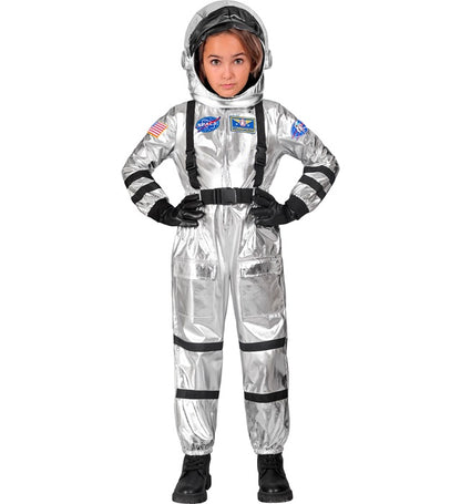 Silver Astronaut  Jumpsuit, Helmet 