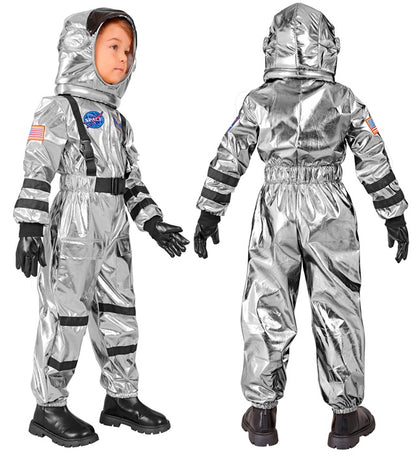 Silver Astronaut  Jumpsuit, Helmet 