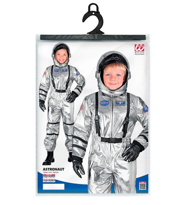 Silver Astronaut  Jumpsuit, Helmet 