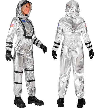 Silver Astronaut  Jumpsuit, Helmet 