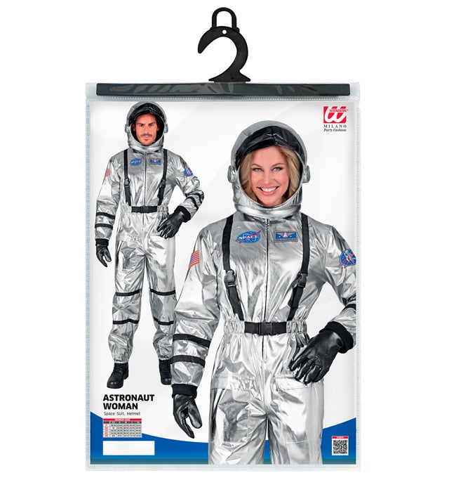 Silver Astronaut  Jumpsuit, Helmet 