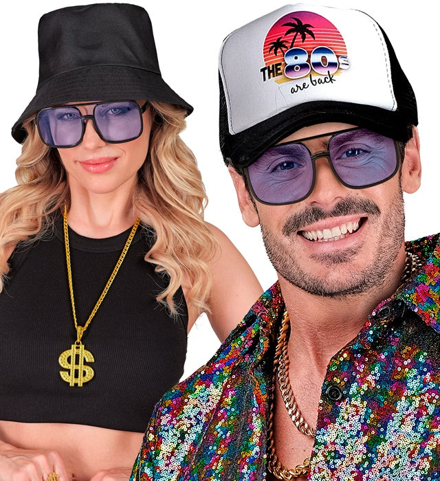 The 90S Hip Hop Glasses With Azure Lenses