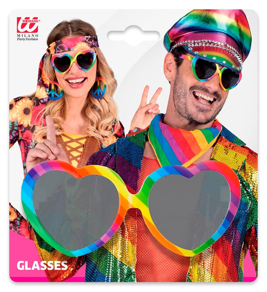 Rainbow Heart Glasses