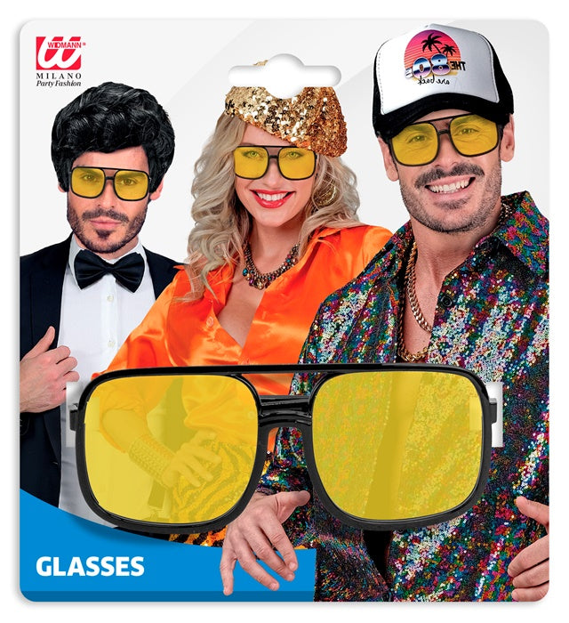 The 90S Hip Hop Glasses With Yeloow Lenses