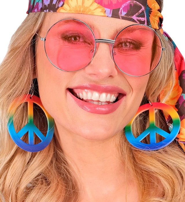Rainbow Hippie Earrings 