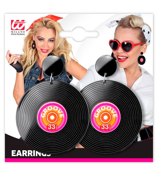 The 80S Vinyl Record Earrings 