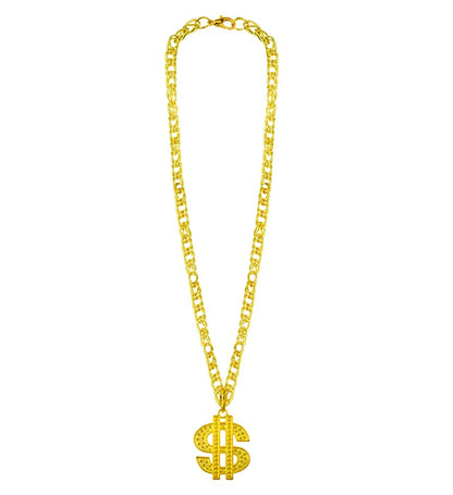 Dollar Necklace With Quality Chain & Pendant - 70 Cm 