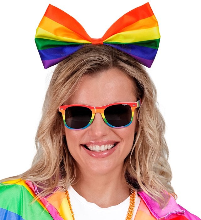 Rainbow Bow Headband