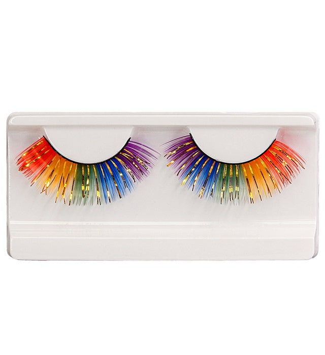Rainbow Eyelashes With Glue Tube