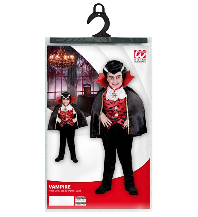 Vampire  Vest With Jabot, Pants, Cape 