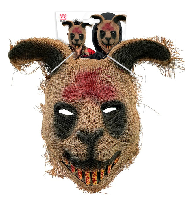 Mask Scary Rabbit Plastic & Fabric