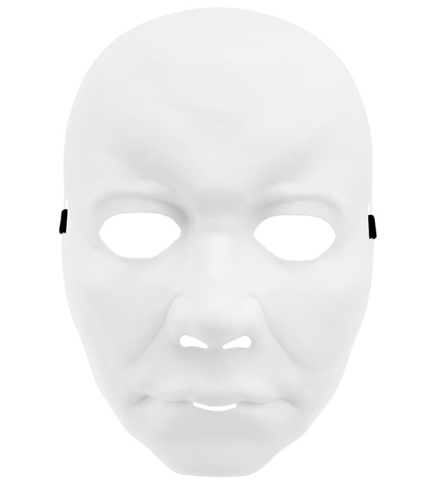 Mask Man Hard Plastic White
